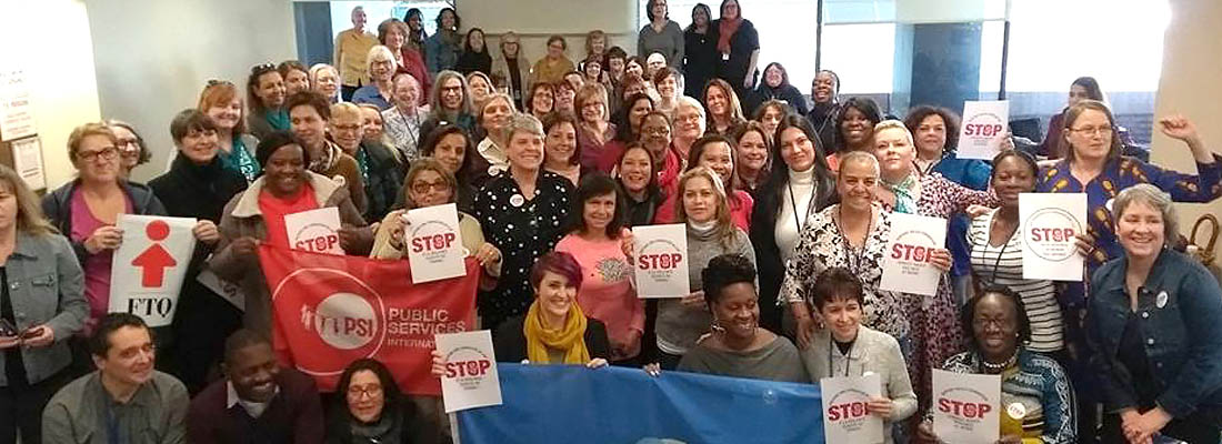 Trade union women lobby to uphold fundamental labour rights in the fight for equality