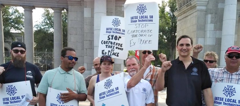 CUPE Ontario urges solidarity with locked out IATSE Local 58 workers at Exhibition Place